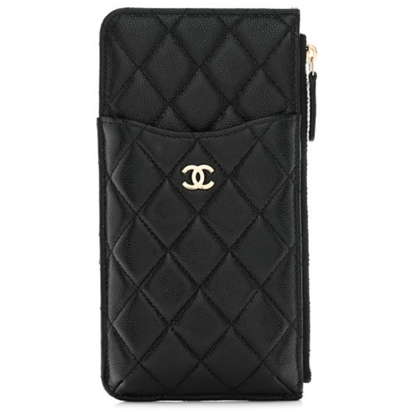 Chanel Beauté GWP Classic Phone Case Cardholder Wallet Pouch Quilted Pattern - Picture 3 of 14